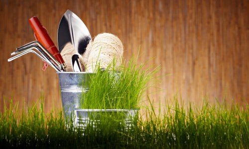 Gardener Golders Green team working on landscape design